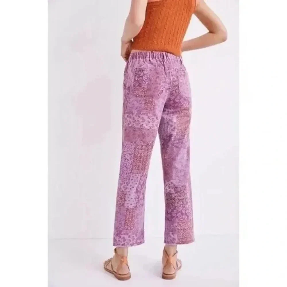 Pilcro Purple Patchwork Pants - Picture 3 of 12
